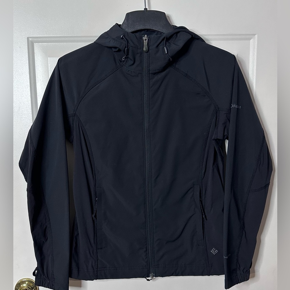 Columbia Hooded Grid Fleece Jacket